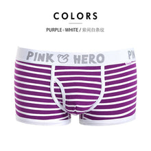 Load image into Gallery viewer, Pink Hero Men Male Underwear Men boxers Plain Cotton Boxer Shorts Panties Brand Clothing Cueca Cuecas Boxer U Convex Pouch