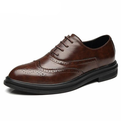 Genuine Leather Shoes Men Formal Shoes Men Oxford Shoes For Men Brogue Shoes Sapato Social Masculino Chaussures Hommes Pointu