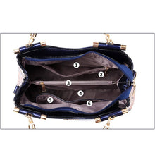 Load image into Gallery viewer, Women Bags For Ladies Handbags Large Capacity Women&#39;s Handbags Top-handle Hand bags Floral Luxury Patent Leather Bag
