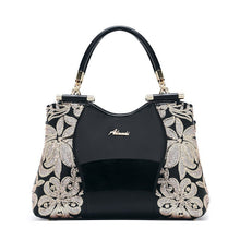Load image into Gallery viewer, Women Bags For Ladies Handbags Large Capacity Women&#39;s Handbags Top-handle Hand bags Floral Luxury Patent Leather Bag