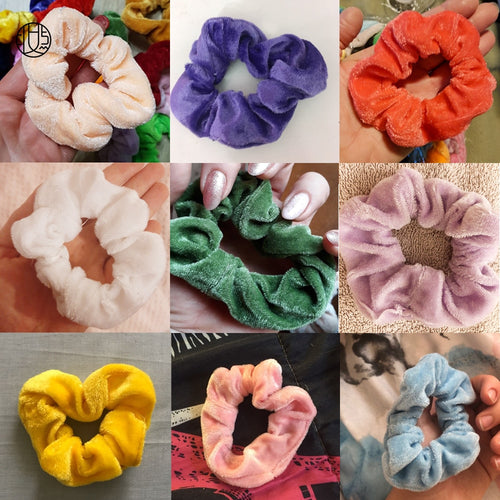 36 Pcs Hair Scrunchies Velvet Elastic Hair Bands Scrunchy Ties Ropes Scrunchie for Women or Girls Accessories