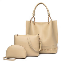 Load image into Gallery viewer, New Fashion  Version of Sub Mother Bag Women&#39;s 2020 Style Rivet Shoulder Bag Three Piece Set of Women&#39;s Bag