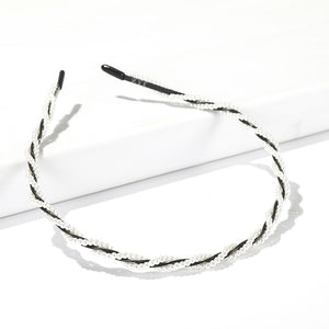 AWAYTR New Fashion Pearl Design Headband for Women Ladies White Hairband Girls Headwear Headdress Wedding Hair Accessories