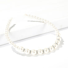 Load image into Gallery viewer, AWAYTR New Fashion Pearl Design Headband for Women Ladies White Hairband Girls Headwear Headdress Wedding Hair Accessories