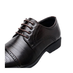 KULADA New Shoes Men's Brogue Shoes High Quality Lace-up Business Breathable Formal Shoes High Quality Brand Luxury Dress Shoes