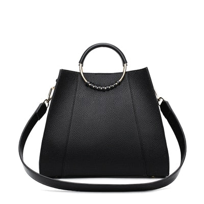 NEW Casual Simple Women's Handbags High Quality Leather Tote Bag Big Size Shoulder Bag Female Large Capacity Ladies Shopping Bag