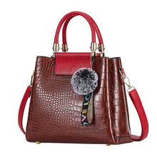 Load image into Gallery viewer, FUNMARDI 4PS Women Bags Set Luxury Crocodile Female Handbags PU Leather Shoulder Bags Brand Composite Bags Crossbody WLHB2024