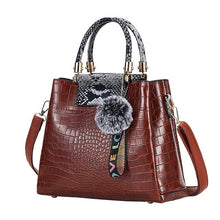 Load image into Gallery viewer, FUNMARDI 4PS Women Bags Set Luxury Crocodile Female Handbags PU Leather Shoulder Bags Brand Composite Bags Crossbody WLHB2024