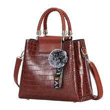 Load image into Gallery viewer, FUNMARDI 4PS Women Bags Set Luxury Crocodile Female Handbags PU Leather Shoulder Bags Brand Composite Bags Crossbody WLHB2024