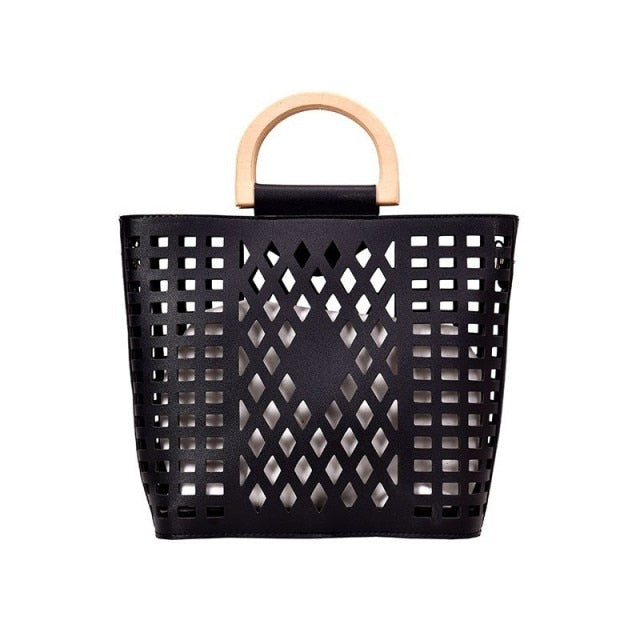 2021 Summer Bag Women Hollow Out Boho Designer Bags Shopping Fashion Designer Luxury Handbags Set Women Bolsos Mujer Verano