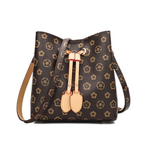 Load image into Gallery viewer, New Fashion Trend Printing Shoulder Messenger crossbody Handbag Wild Large Capacity Drawstring Women&#39;s Bucket Bag