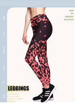 Load image into Gallery viewer, Sexy Workout Digital Print Leggings Women Irregular Red Gradient Black Sporting Pants Fashion Printed Women&#39;s Fitness Leggings