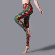 Load image into Gallery viewer, YRRETY Leggings Leopard Women Leopard Print Leggings Spring And Autumn High Elasticity Pant Leggins High Waist Elastic Legging