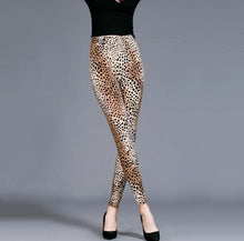 Load image into Gallery viewer, YRRETY Leggings Leopard Women Leopard Print Leggings Spring And Autumn High Elasticity Pant Leggins High Waist Elastic Legging