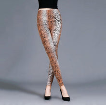 Load image into Gallery viewer, YRRETY Leggings Leopard Women Leopard Print Leggings Spring And Autumn High Elasticity Pant Leggins High Waist Elastic Legging