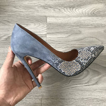 Load image into Gallery viewer, 2020 Women Classic Pumps Extreme High Heels 12cm Sexy Stilettos Ladies Pointed Toe Shoes Nude Red Blue Black Beige Leopard Heels