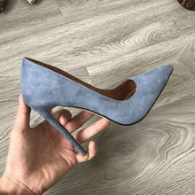 Load image into Gallery viewer, 2020 Women Classic Pumps Extreme High Heels 12cm Sexy Stilettos Ladies Pointed Toe Shoes Nude Red Blue Black Beige Leopard Heels