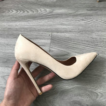 Load image into Gallery viewer, 2020 Women Classic Pumps Extreme High Heels 12cm Sexy Stilettos Ladies Pointed Toe Shoes Nude Red Blue Black Beige Leopard Heels