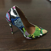 Load image into Gallery viewer, 2020 Women Classic Pumps Extreme High Heels 12cm Sexy Stilettos Ladies Pointed Toe Shoes Nude Red Blue Black Beige Leopard Heels