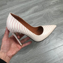 Load image into Gallery viewer, 2020 Women Classic Pumps Extreme High Heels 12cm Sexy Stilettos Ladies Pointed Toe Shoes Nude Red Blue Black Beige Leopard Heels