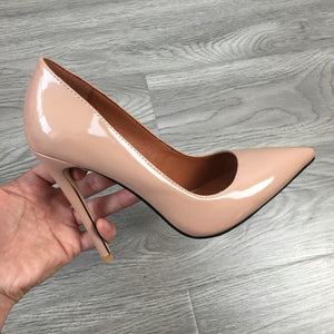 2020 Women Classic Pumps Extreme High Heels 12cm Sexy Stilettos Ladies Pointed Toe Shoes Nude Red Blue Black Beige Leopard Heels