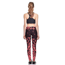 Load image into Gallery viewer, Sexy Workout Digital Print Leggings Women Irregular Red Gradient Black Sporting Pants Fashion Printed Women&#39;s Fitness Leggings