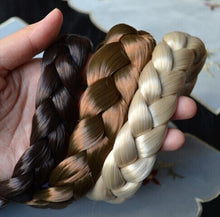 Load image into Gallery viewer, 2.5cm wide New Arrival freeshipping fashion bohemian wigs braid thick wide headband popular fashion hair accessories