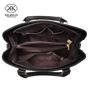Embroidery Messenger Bags Women Leather Handbags  Bags for Women 2020 Sac a Main Ladies Hand Bag