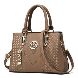 Embroidery Messenger Bags Women Leather Handbags  Bags for Women 2020 Sac a Main Ladies Hand Bag