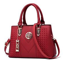 Load image into Gallery viewer, Embroidery Messenger Bags Women Leather Handbags  Bags for Women 2020 Sac a Main Ladies Hand Bag