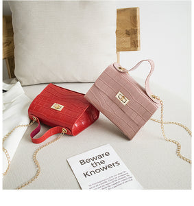 2020 Summer Women Shoulder Bag Chain Messager Crossbody Bag Tide Mini Small Package PU Leather Sweet Lady Mobile Phone Bag