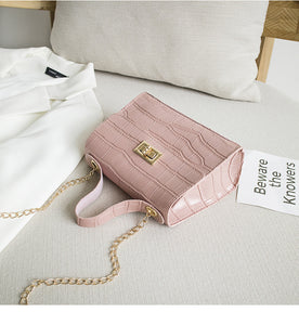 2020 Summer Women Shoulder Bag Chain Messager Crossbody Bag Tide Mini Small Package PU Leather Sweet Lady Mobile Phone Bag