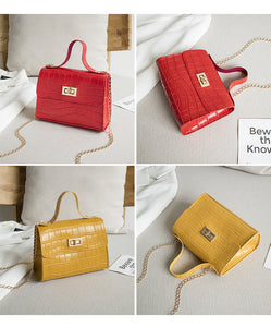 2020 Summer Women Shoulder Bag Chain Messager Crossbody Bag Tide Mini Small Package PU Leather Sweet Lady Mobile Phone Bag