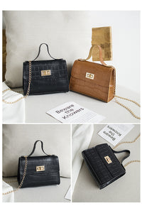 2020 Summer Women Shoulder Bag Chain Messager Crossbody Bag Tide Mini Small Package PU Leather Sweet Lady Mobile Phone Bag