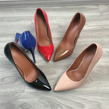 Load image into Gallery viewer, 2020 Women Classic Pumps Extreme High Heels 12cm Sexy Stilettos Ladies Pointed Toe Shoes Nude Red Blue Black Beige Leopard Heels