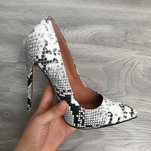 Load image into Gallery viewer, 2020 Women Classic Pumps Extreme High Heels 12cm Sexy Stilettos Ladies Pointed Toe Shoes Nude Red Blue Black Beige Leopard Heels