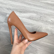 Load image into Gallery viewer, 2020 Women Classic Pumps Extreme High Heels 12cm Sexy Stilettos Ladies Pointed Toe Shoes Nude Red Blue Black Beige Leopard Heels