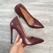 Load image into Gallery viewer, 2020 Women Classic Pumps Extreme High Heels 12cm Sexy Stilettos Ladies Pointed Toe Shoes Nude Red Blue Black Beige Leopard Heels