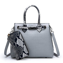 Load image into Gallery viewer, Women&#39;s bag luxury high quality classic crocodile pattern handbag brand designer large capacity OL shoulder Messenger bag