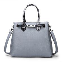 Load image into Gallery viewer, Women&#39;s bag luxury high quality classic crocodile pattern handbag brand designer large capacity OL shoulder Messenger bag