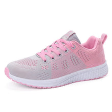 Load image into Gallery viewer, Women Casual Shoes Fashion Breathable Walking Mesh Lace Up Flat Shoes Sneakers Women 2020 Tenis Feminino White Vulcanized Shoes