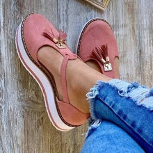 Load image into Gallery viewer, 2020 Women Flat Shoes Thick Sole Platform Shoes Fringe Spring Tassels Fashion Summer female shoes gift for girls