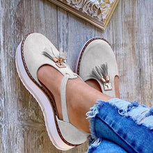 Load image into Gallery viewer, 2020 Women Flat Shoes Thick Sole Platform Shoes Fringe Spring Tassels Fashion Summer female shoes gift for girls