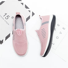 Load image into Gallery viewer, Women Flat Shoes Knit Woman Casual Slip On Vulcanized Shoes Female Mesh Soft Breathable Women&#39;s Footwear For Ladies Sneaker