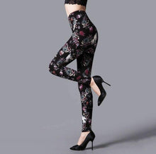 Load image into Gallery viewer, CUHAKCI Women Leggings Fashion Plaid Printing Legging Sexy Leggings Fitness Leggins Grid Floral Stripe Trouser High Waist Pants