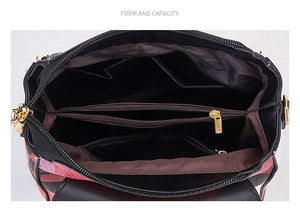 Large Capacity Women Bag Fashion Shoulder Bags for Women 2020 Wallet Ladies Leather Tote Luxury Brand 4 Psc/set Women's Handbags