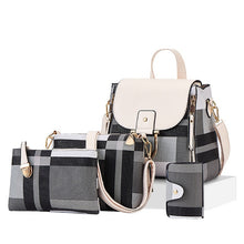 Load image into Gallery viewer, Large Capacity Women Bag Fashion Shoulder Bags for Women 2020 Wallet Ladies Leather Tote Luxury Brand 4 Psc/set Women&#39;s Handbags