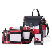 Load image into Gallery viewer, Large Capacity Women Bag Fashion Shoulder Bags for Women 2020 Wallet Ladies Leather Tote Luxury Brand 4 Psc/set Women&#39;s Handbags