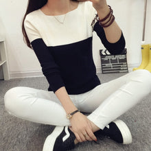 Load image into Gallery viewer, TIGENA Autumn Winter Sweater Women Knitted High Elastic Jumper Women Sweaters And Pullovers Female Black Pink Tops Lady Knitwear