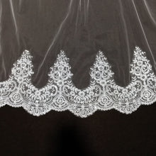 Load image into Gallery viewer, Hot sales 2 Layer Veil Wedding Veil Bridal Veil Cathedral Veil Lace Veil Sequins Veil White Ivory Veil 3M 4M 5M Custom Made Veil